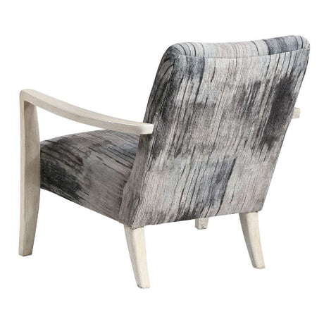 Abstract Print Chenille Accent Chair | Uttermost Watercolor