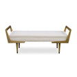 Modern European furniture - Tufted Beige Fabric Bench - www.oroa.com