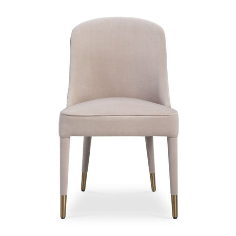 Modern European furniture - Welted Trim Modern Dining Chairs (2)  - www.oroa.com