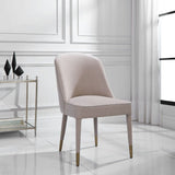 Modern European furniture - Welted Trim Modern Dining Chairs (2)  - www.oroa.com