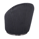 Fluted Chenille Swivel Chair | Uttermost  Crue
