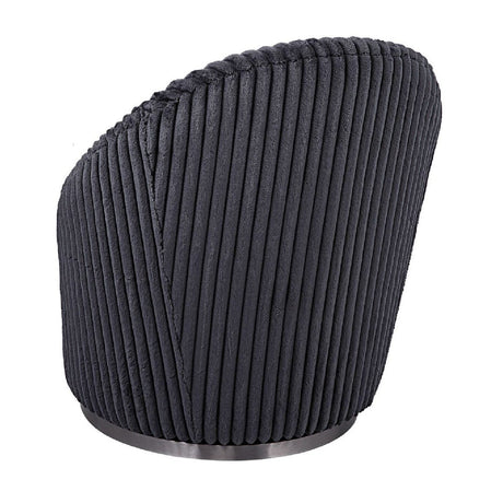 Fluted Chenille Swivel Chair | Uttermost  Crue