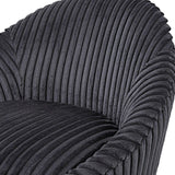 Fluted Chenille Swivel Chair | Uttermost  Crue