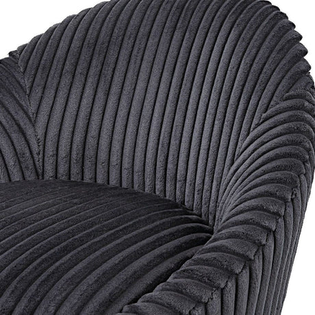 Fluted Chenille Swivel Chair | Uttermost  Crue