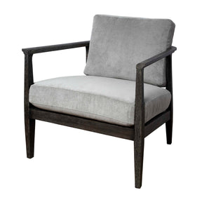 Gray Oak Cushioned Lounge Chair by Uttermost Brunei