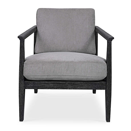 Gray Oak Cushioned Lounge Chair | Uttermost Brunei