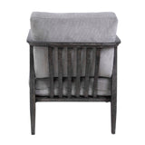 Gray Oak Cushioned Lounge Chair | Uttermost Brunei