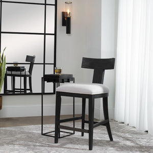   Wooden Klismos Counter Stool | Oroa.com