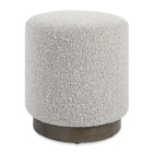 Cylindrical Textured Fabric Ottoman | Uttermost Avila