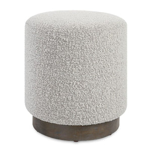   Cylindrical Textured Fabric Ottoman | Oroa.com