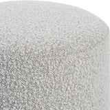 Cylindrical Textured Fabric Ottoman | Uttermost Avila