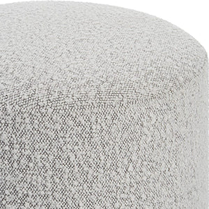   Cylindrical Textured Fabric Ottoman | Oroa.com