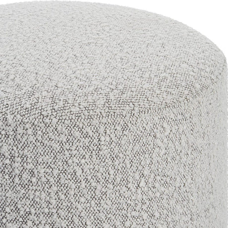 Cylindrical Textured Fabric Ottoman | Uttermost Avila