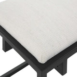 Modern European furniture - White Waffle Seat Bench - www.oroa.com