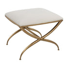 Curved Gold Frame Bench S | Uttermost Crossing