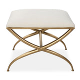 Curved Gold Frame Bench S | Uttermost Crossing
