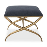 Curved Gold Frame Bench S | Uttermost Crossing