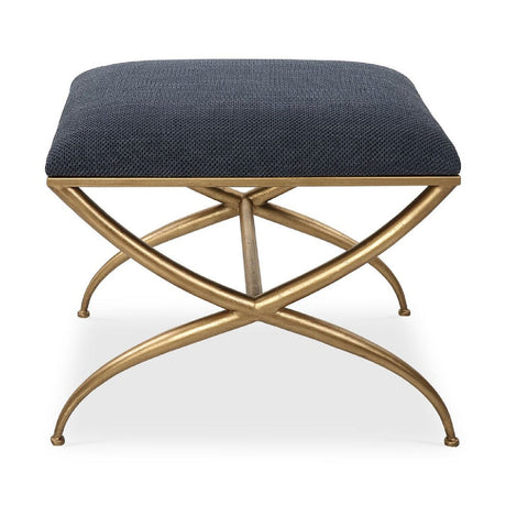 Curved Gold Frame Bench S | Uttermost Crossing