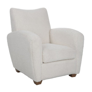   Shearling-Inspired Accent Chair | Oroa.com