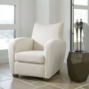   Shearling-Inspired Accent Chair | Oroa.com
