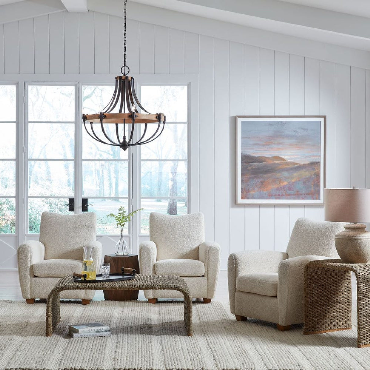   Shearling-Inspired Accent Chair | Oroa.com