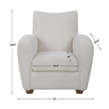 Shearling-Inspired Accent Chair | Uttermost Teddy