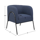 Barrel-Back Scandinavian Accent Chair | Uttermost Jacobsen