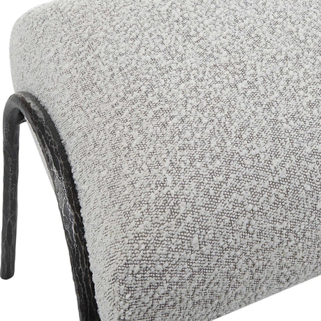 Boucle Scandinavian Bench | Uttermost Jacobsen