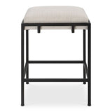 Modern European furniture - White Fabric Seat Counter Stool - www.oroa.com
