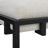 Modern European furniture - White Fabric Seat Counter Stool - www.oroa.com