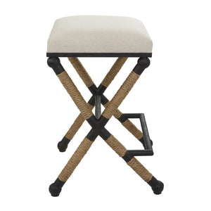   Cream Cotton Counter Stool | Oroa.com