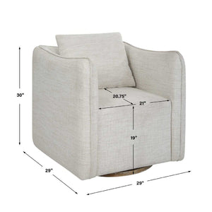   Flanged Edge Swivel Chair | Oroa.com