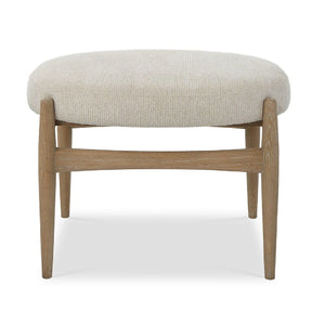 Oak Base White Fabric Bench S by Uttermost Acrobat