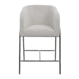 Modern European furniture - Barrel-Back Boucle Counter Stool - www.oroa.com