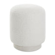 Modern European furniture - White Shearling Ottoman - www.oroa.com