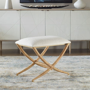   Rattan Wrapped Cross-Base Bench S | Oroa.com