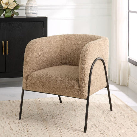 Barrel-Back Scandinavian Accent Chair | Uttermost Jacobsen