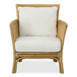 Modern European furniture - Cushioned Rattan Accent Chair - www.oroa.com