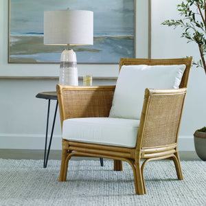   Cushioned Rattan Accent Chair | Oroa.com