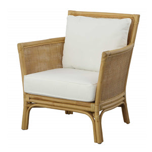   Cushioned Rattan Accent Chair | Oroa.com