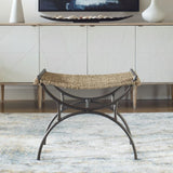Modern European furniture - Woven Seagrass Bench S - www.oroa.com