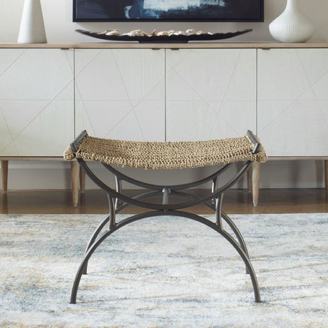 Modern European furniture - Woven Seagrass Bench S - www.oroa.com