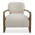 Modern European furniture - Cream Shearling Accent Chair - www.oroa.com