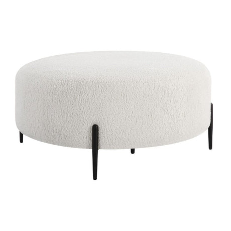 White Shearling Ottoman | Uttermost  Arles