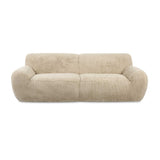 Cream Long-Haired Sheepskin Sofa | Uttermost Abide