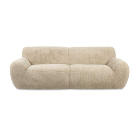 Cream Long-Haired Sheepskin Sofa by Uttermost Abide