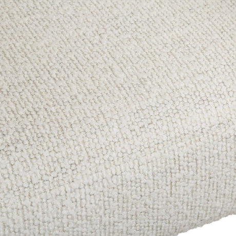Modern European furniture - White Boucle Barrel Accent Chair - www.oroa.com