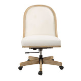 Modern European furniture - Oak Framed Desk Chair - www.oroa.com