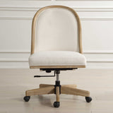 Modern European furniture - Oak Framed Desk Chair - www.oroa.com