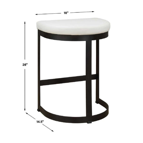 Iron Arched Counter Stool | Uttermost Ivanna